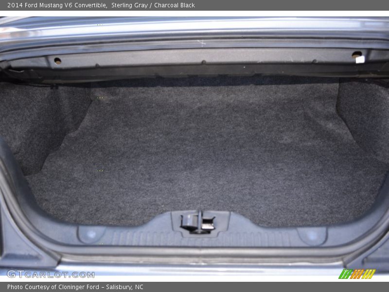 Sterling Gray / Charcoal Black 2014 Ford Mustang V6 Convertible
