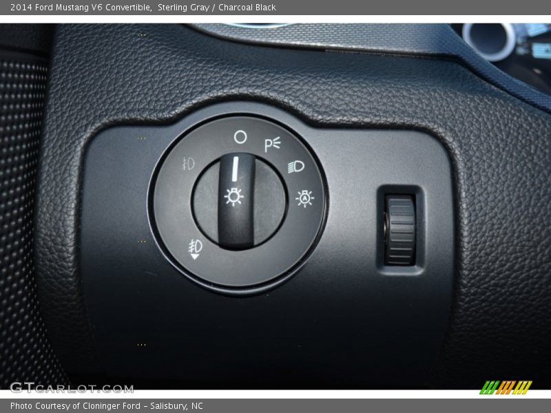 Sterling Gray / Charcoal Black 2014 Ford Mustang V6 Convertible