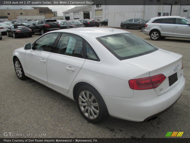 Ibis White / Cardamom Beige 2009 Audi A4 2.0T quattro Sedan