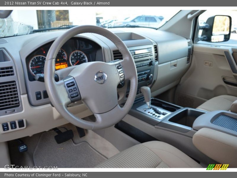 Almond Interior - 2012 Titan SV Crew Cab 4x4 
