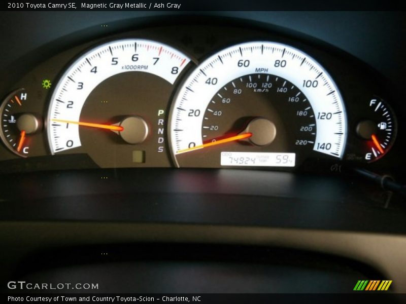 Magnetic Gray Metallic / Ash Gray 2010 Toyota Camry SE