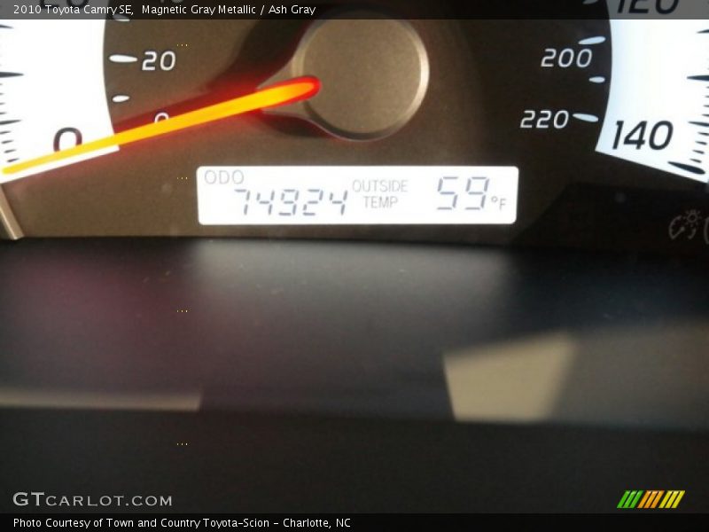 Magnetic Gray Metallic / Ash Gray 2010 Toyota Camry SE