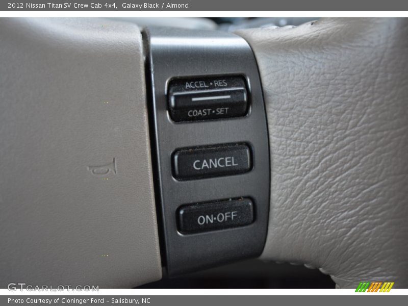 Galaxy Black / Almond 2012 Nissan Titan SV Crew Cab 4x4