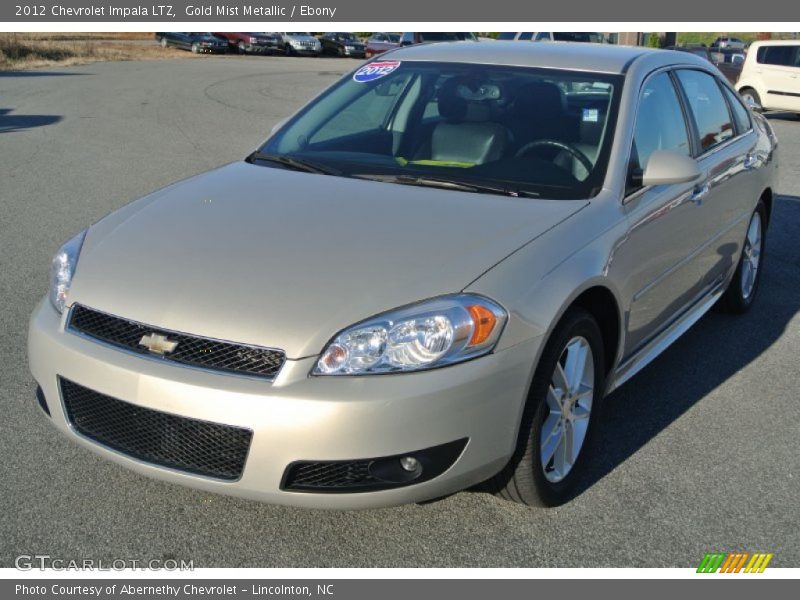 Gold Mist Metallic / Ebony 2012 Chevrolet Impala LTZ