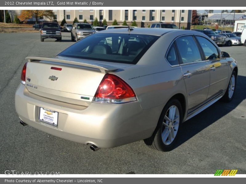 Gold Mist Metallic / Ebony 2012 Chevrolet Impala LTZ