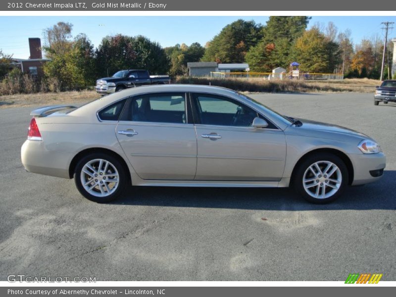 Gold Mist Metallic / Ebony 2012 Chevrolet Impala LTZ