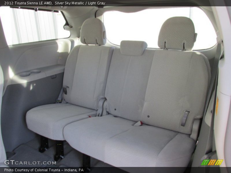Silver Sky Metallic / Light Gray 2012 Toyota Sienna LE AWD