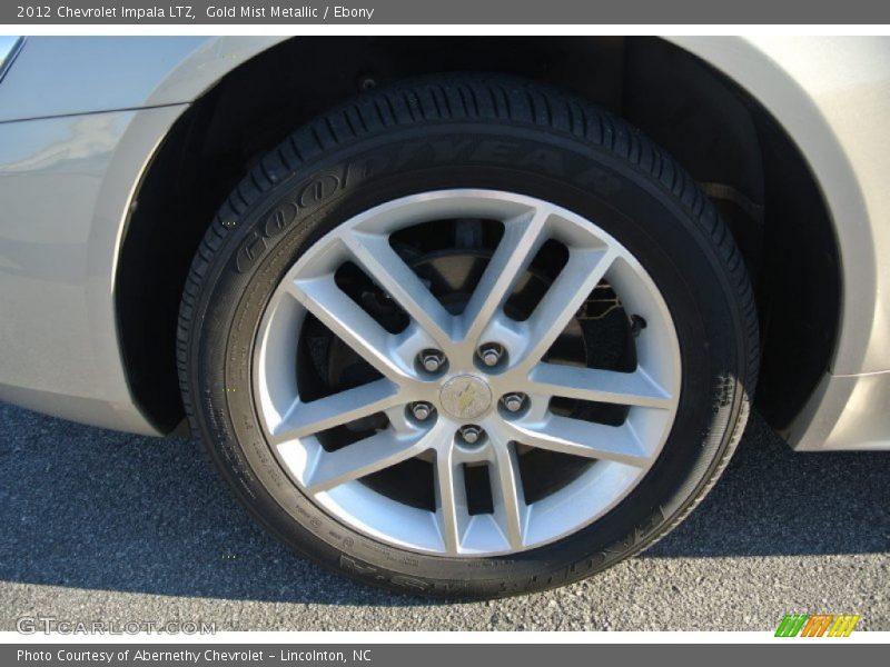 Gold Mist Metallic / Ebony 2012 Chevrolet Impala LTZ