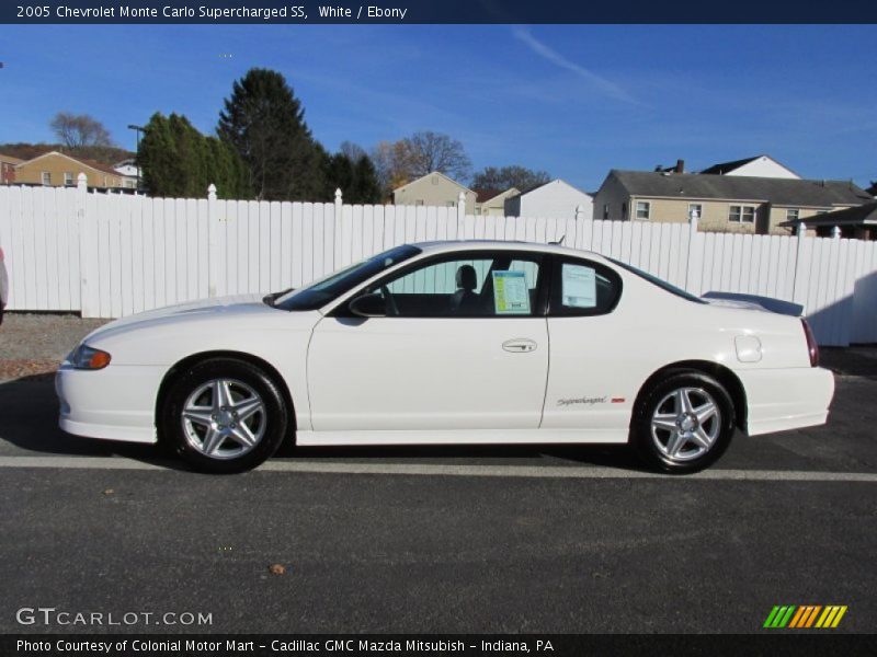 White / Ebony 2005 Chevrolet Monte Carlo Supercharged SS