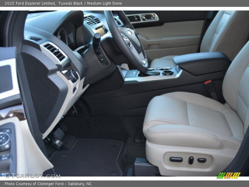  2015 Explorer Limited Medium Light Stone Interior