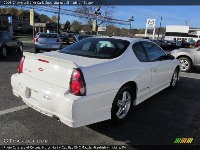 White / Ebony 2005 Chevrolet Monte Carlo Supercharged SS