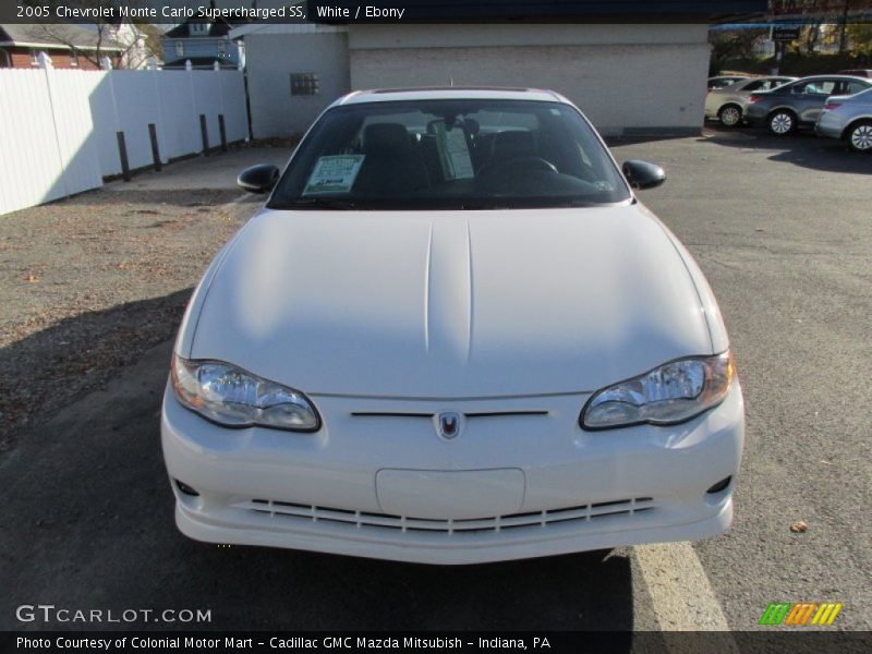 White / Ebony 2005 Chevrolet Monte Carlo Supercharged SS