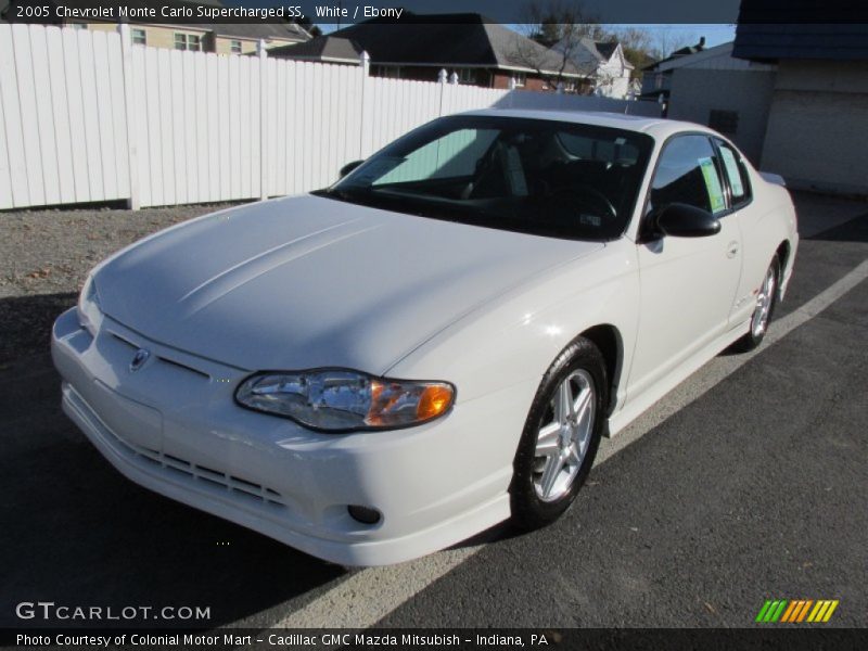 White / Ebony 2005 Chevrolet Monte Carlo Supercharged SS