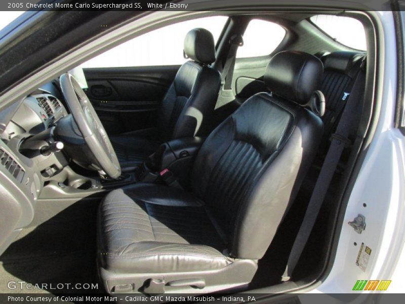White / Ebony 2005 Chevrolet Monte Carlo Supercharged SS