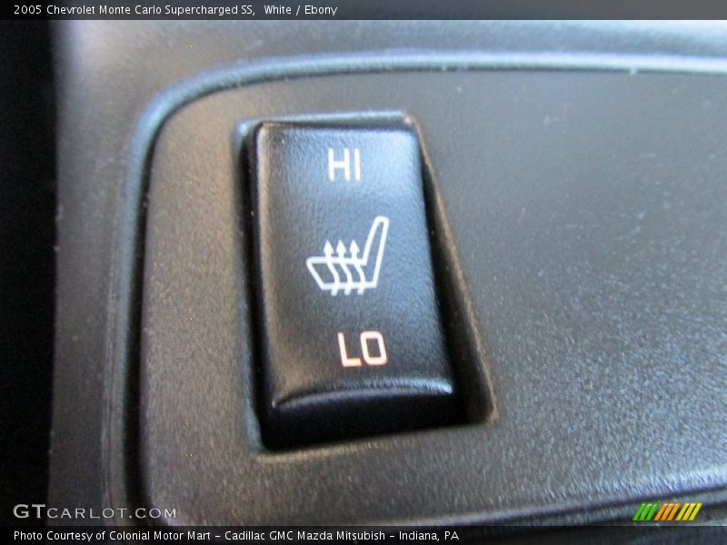 White / Ebony 2005 Chevrolet Monte Carlo Supercharged SS