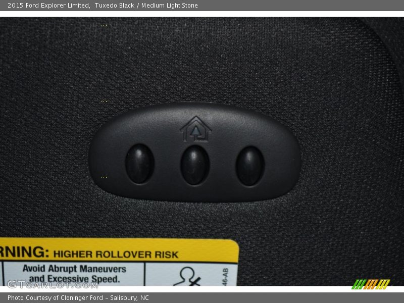 Tuxedo Black / Medium Light Stone 2015 Ford Explorer Limited