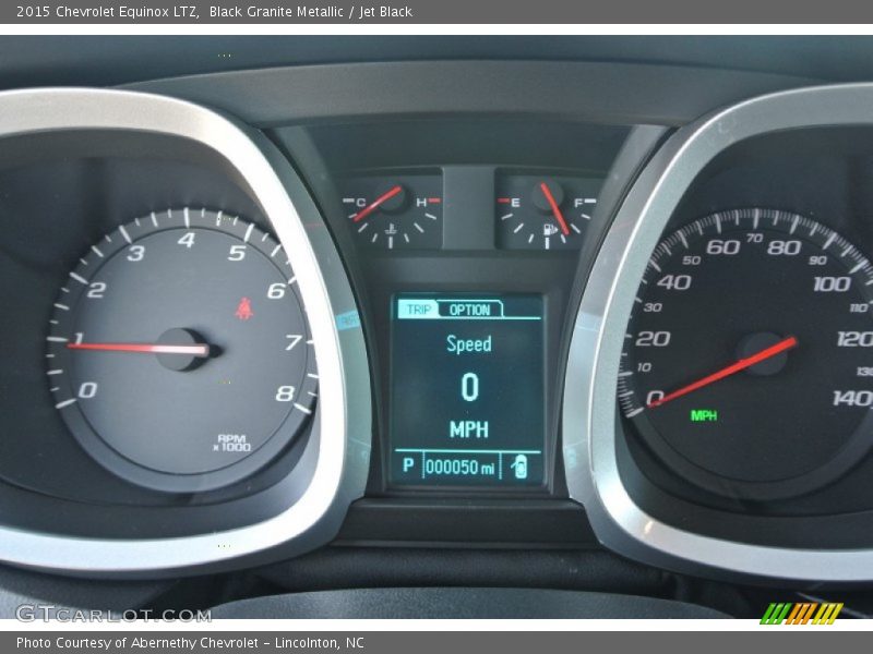 Black Granite Metallic / Jet Black 2015 Chevrolet Equinox LTZ