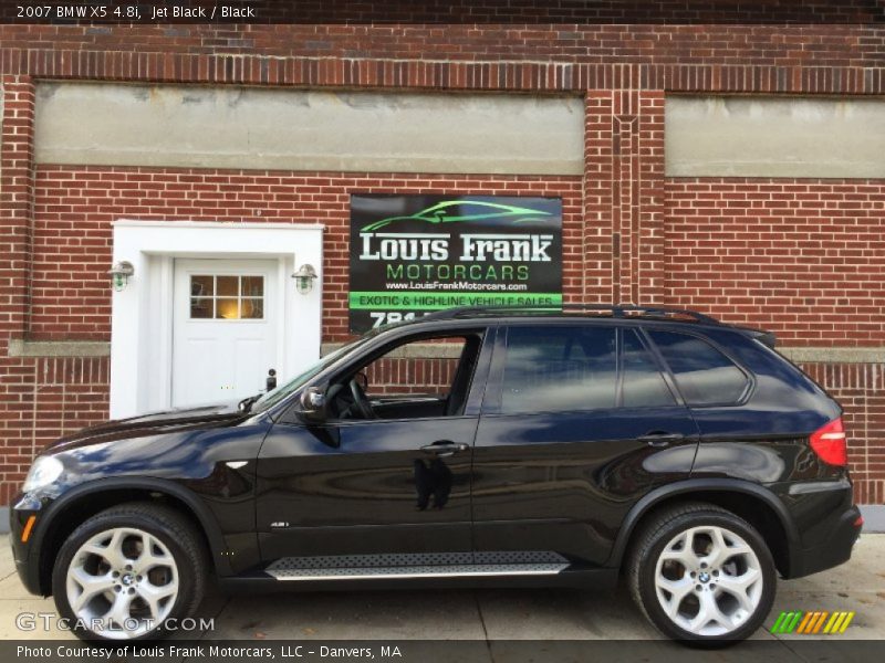 Jet Black / Black 2007 BMW X5 4.8i