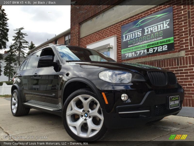 Jet Black / Black 2007 BMW X5 4.8i