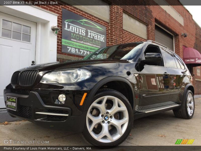 Jet Black / Black 2007 BMW X5 4.8i