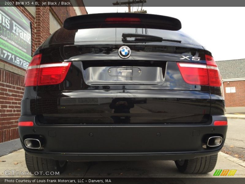Jet Black / Black 2007 BMW X5 4.8i