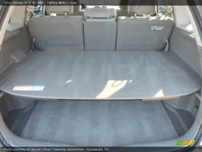 Taffeta White / Gray 2011 Honda CR-V EX 4WD