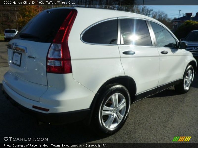 Taffeta White / Gray 2011 Honda CR-V EX 4WD