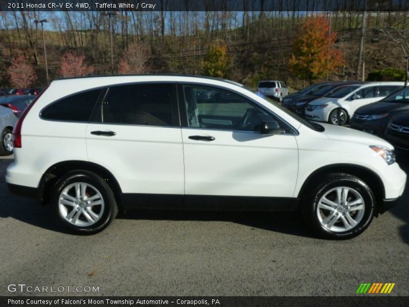 Taffeta White / Gray 2011 Honda CR-V EX 4WD