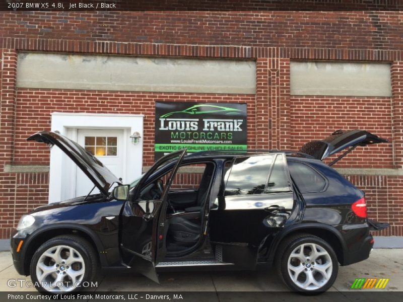 Jet Black / Black 2007 BMW X5 4.8i