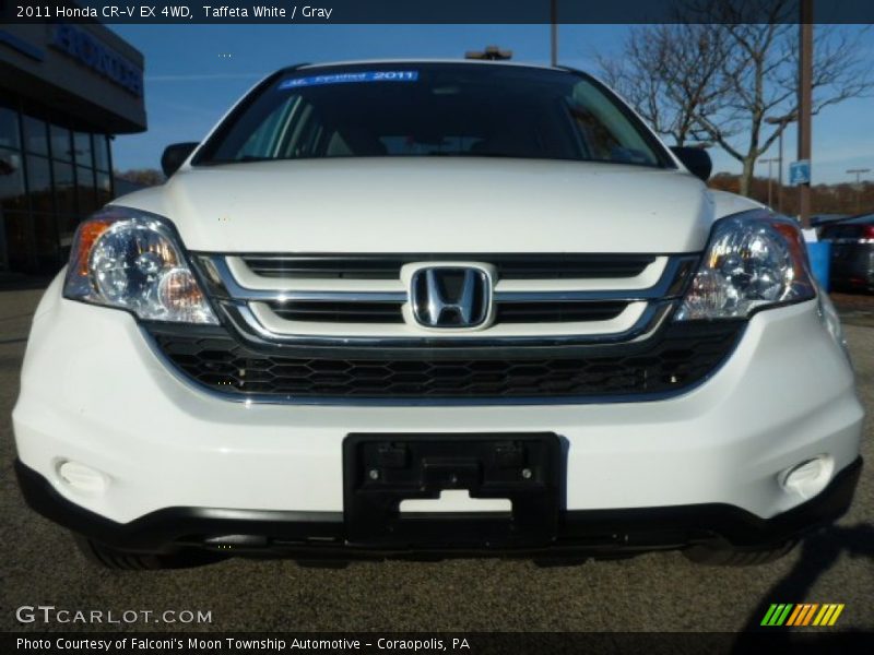 Taffeta White / Gray 2011 Honda CR-V EX 4WD