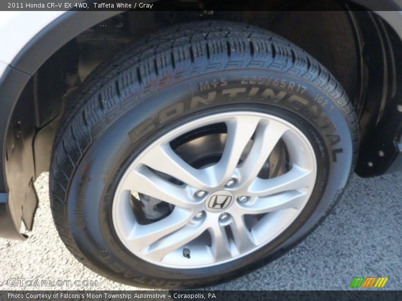 Taffeta White / Gray 2011 Honda CR-V EX 4WD