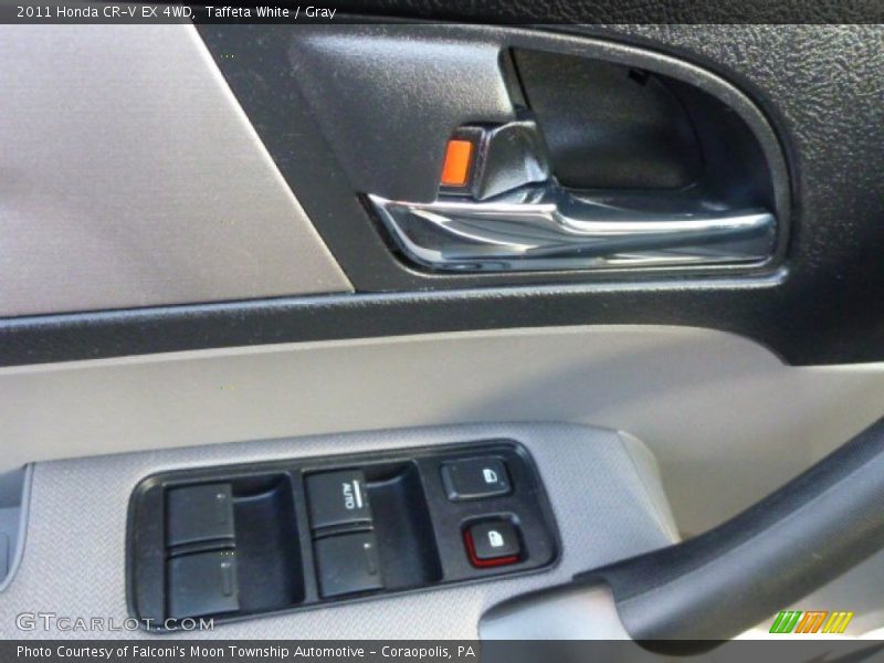 Taffeta White / Gray 2011 Honda CR-V EX 4WD