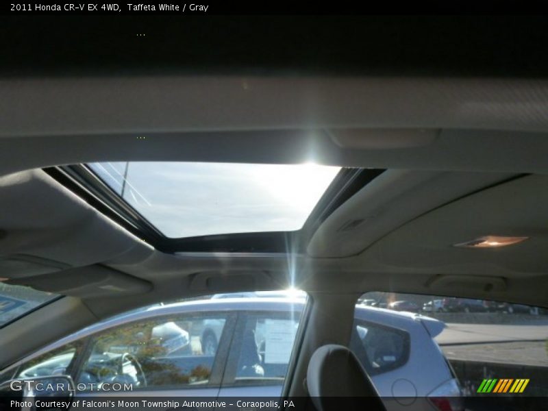 Taffeta White / Gray 2011 Honda CR-V EX 4WD