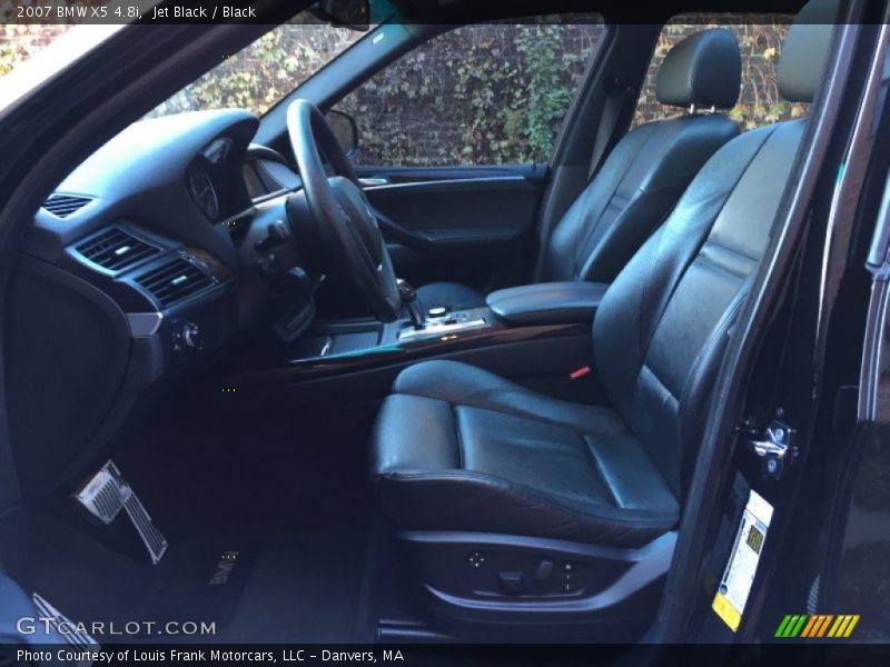 Front Seat of 2007 X5 4.8i