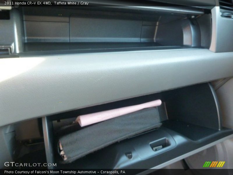 Taffeta White / Gray 2011 Honda CR-V EX 4WD