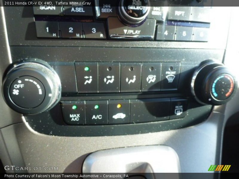 Taffeta White / Gray 2011 Honda CR-V EX 4WD