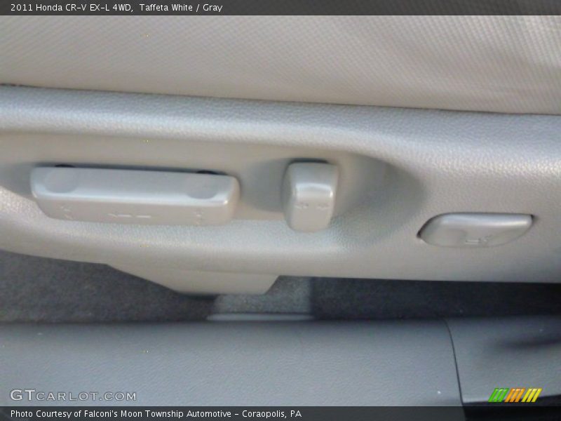 Taffeta White / Gray 2011 Honda CR-V EX-L 4WD