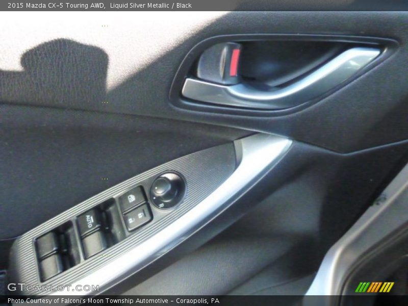 Liquid Silver Metallic / Black 2015 Mazda CX-5 Touring AWD