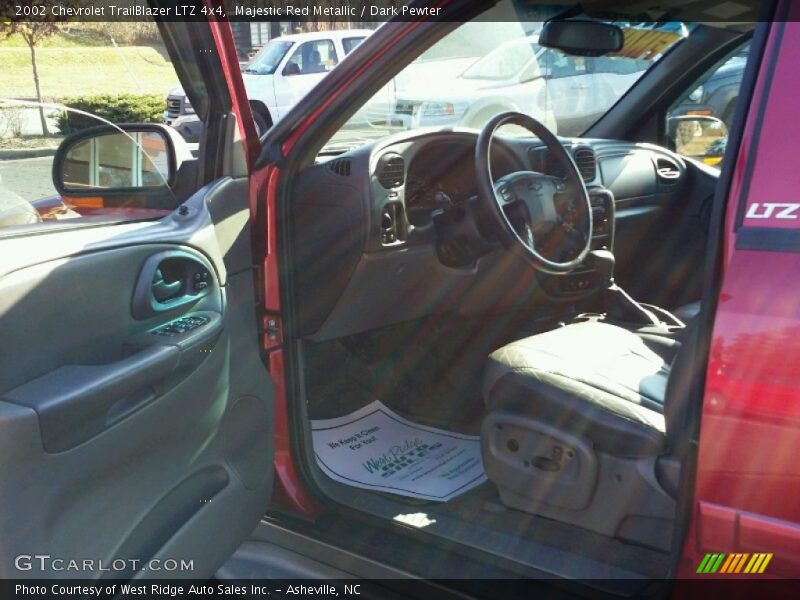 Majestic Red Metallic / Dark Pewter 2002 Chevrolet TrailBlazer LTZ 4x4