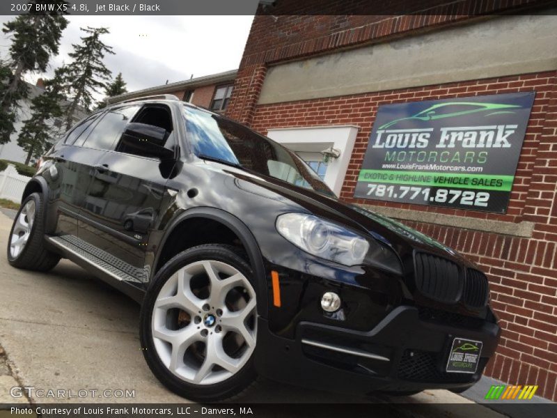 Jet Black / Black 2007 BMW X5 4.8i
