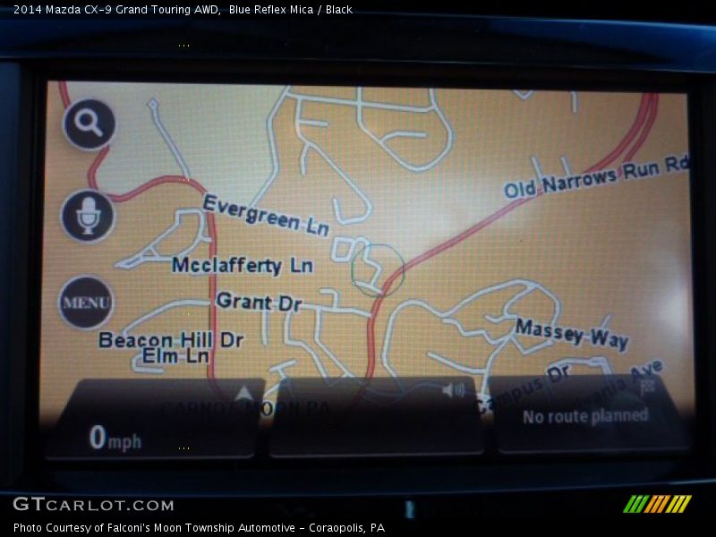 Navigation of 2014 CX-9 Grand Touring AWD