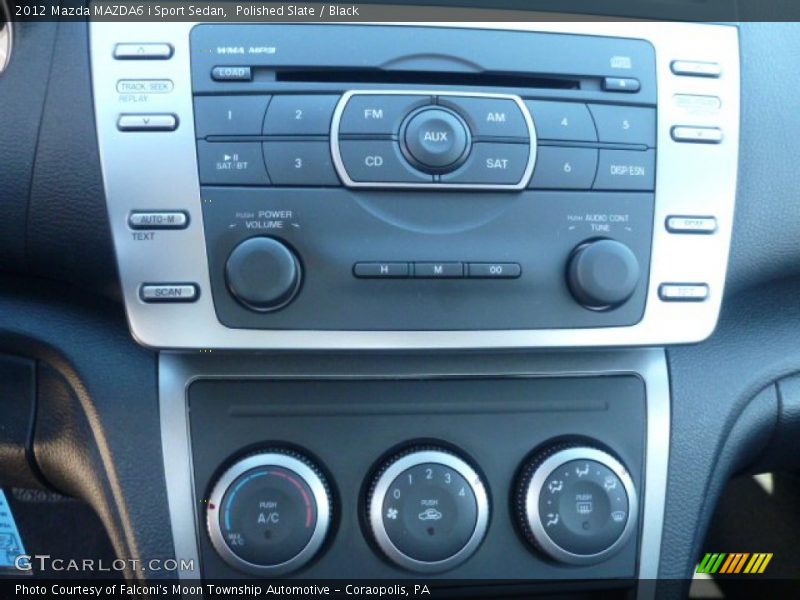 Polished Slate / Black 2012 Mazda MAZDA6 i Sport Sedan