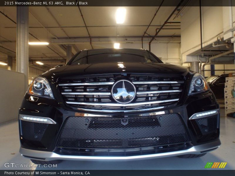 Black / Black 2015 Mercedes-Benz ML 63 AMG