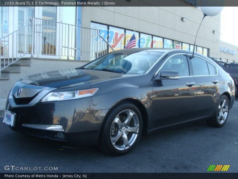 Polished Metal Metallic / Ebony 2010 Acura TL 3.5 Technology