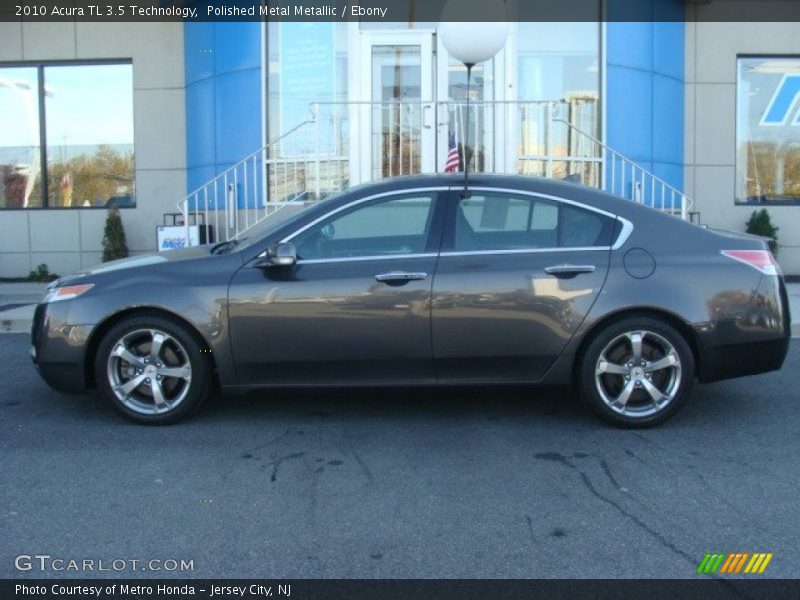 Polished Metal Metallic / Ebony 2010 Acura TL 3.5 Technology