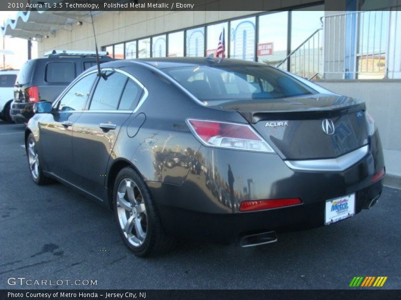 Polished Metal Metallic / Ebony 2010 Acura TL 3.5 Technology