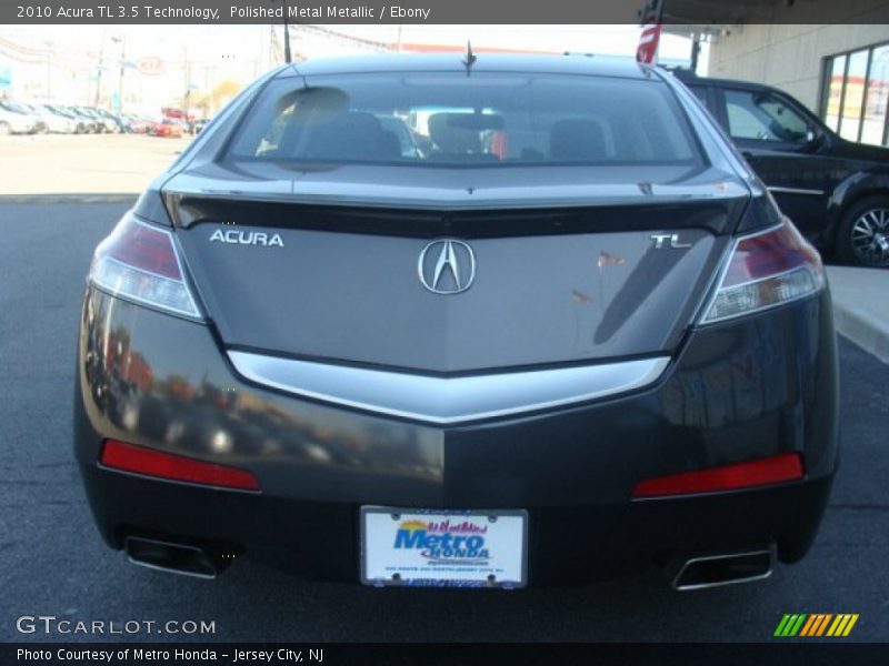 Polished Metal Metallic / Ebony 2010 Acura TL 3.5 Technology