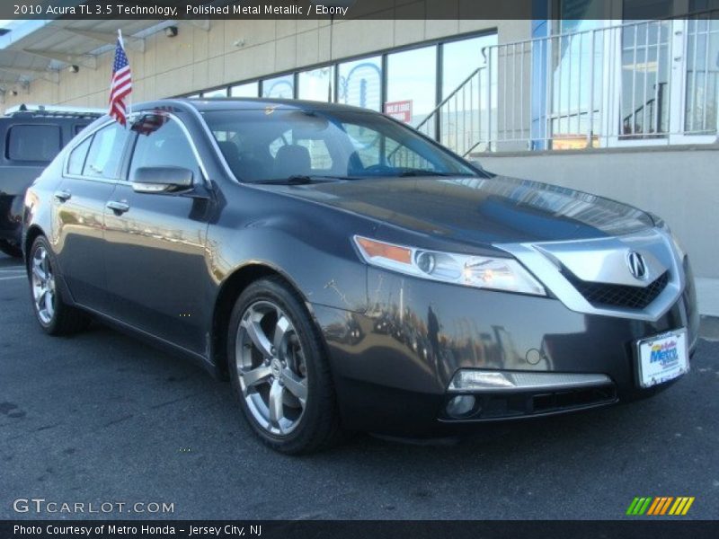Polished Metal Metallic / Ebony 2010 Acura TL 3.5 Technology
