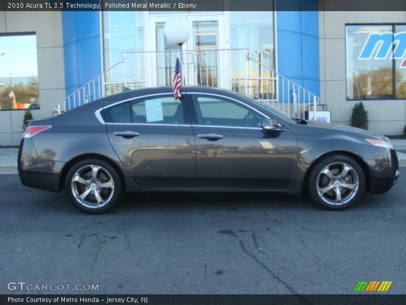 Polished Metal Metallic / Ebony 2010 Acura TL 3.5 Technology