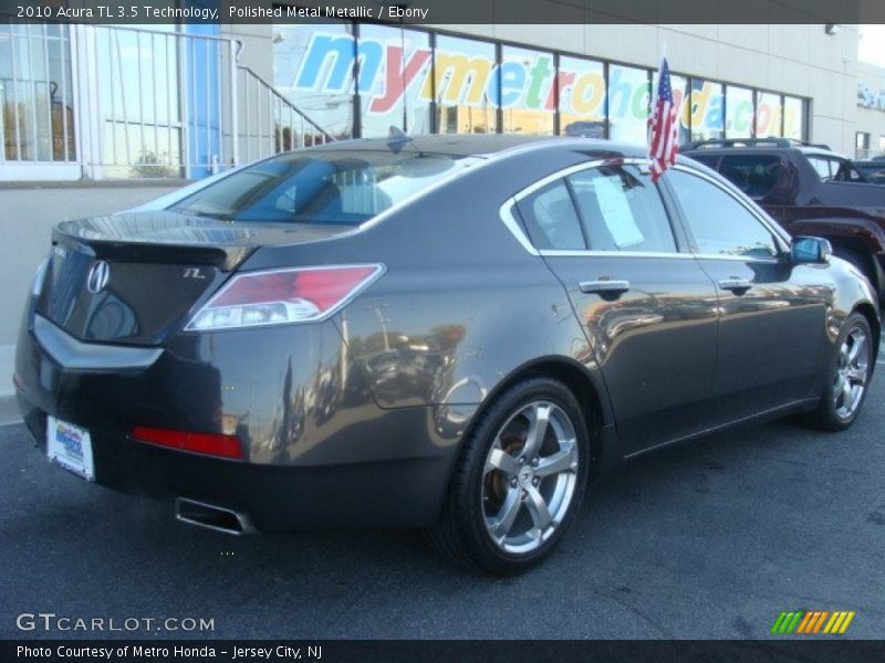 Polished Metal Metallic / Ebony 2010 Acura TL 3.5 Technology